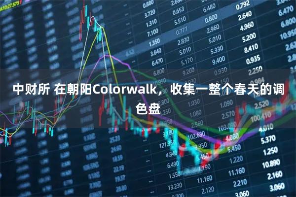 中财所 在朝阳Colorwalk，收集一整个春天的调色盘