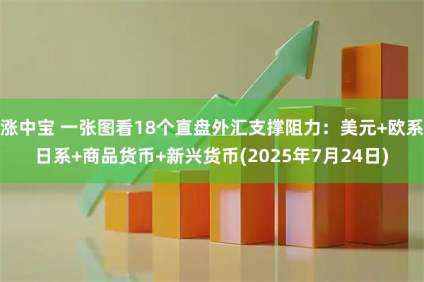 涨中宝 一张图看18个直盘外汇支撑阻力：美元+欧系日系+商品货币+新兴货币(2025年7月24日)
